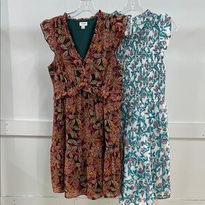 J.Crew Dress Bundle – Size M & Size 6 – Floral Prints – Great Condition